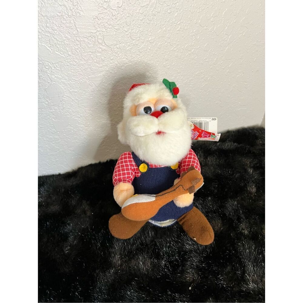 Great American Fun Corp Singing and Dancing Santa Vibrates Sings Vintage 90s